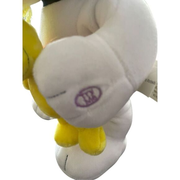 Peanuts Kids White Black Snoopy & Woodstock Pilgrim Side-stepper Music Plush OS - Picture 11 of 13